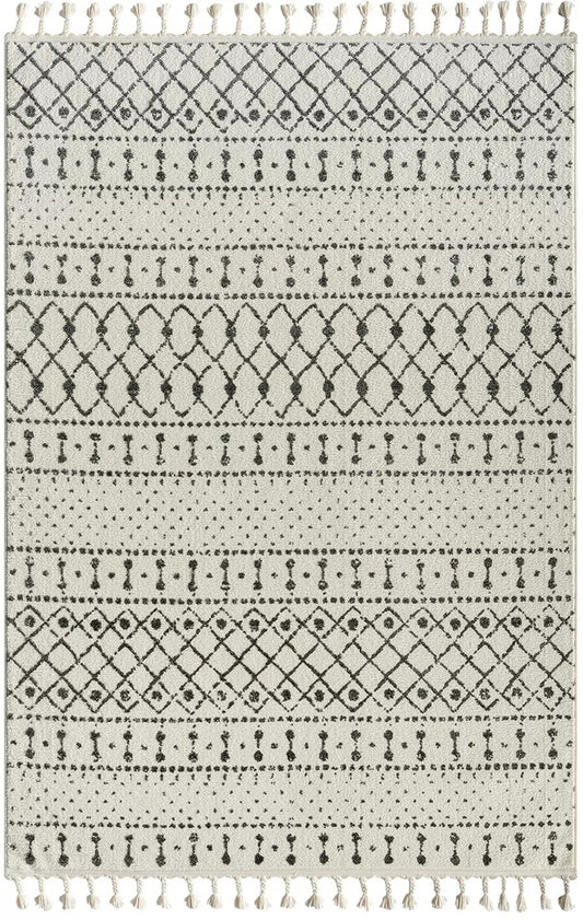 Carpetde Halı Pelle Serisi Modern Dokuma Beyaz İskandinav